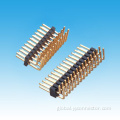 Dual Row Single Base Pin Header 1.27mm Dual Row R/A Single Base Pin Header Factory
